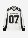 Graphic Mesh Long Sleeve Jersey Tee