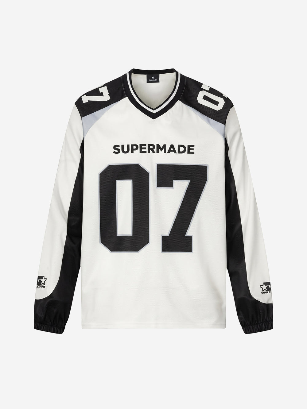Graphic Mesh Long Sleeve Jersey Tee