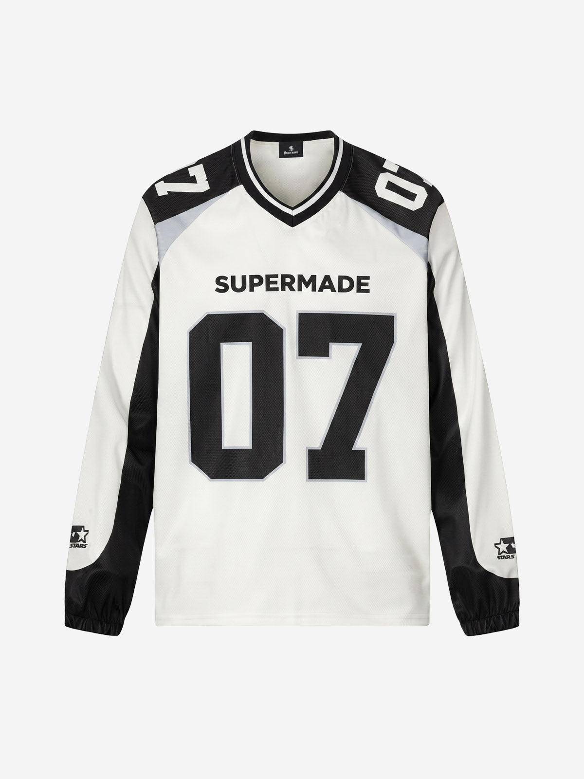 Graphic Mesh Long Sleeve Jersey Tee