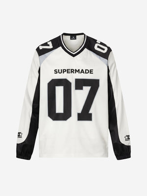 Graphic Mesh Long Sleeve Jersey Tee