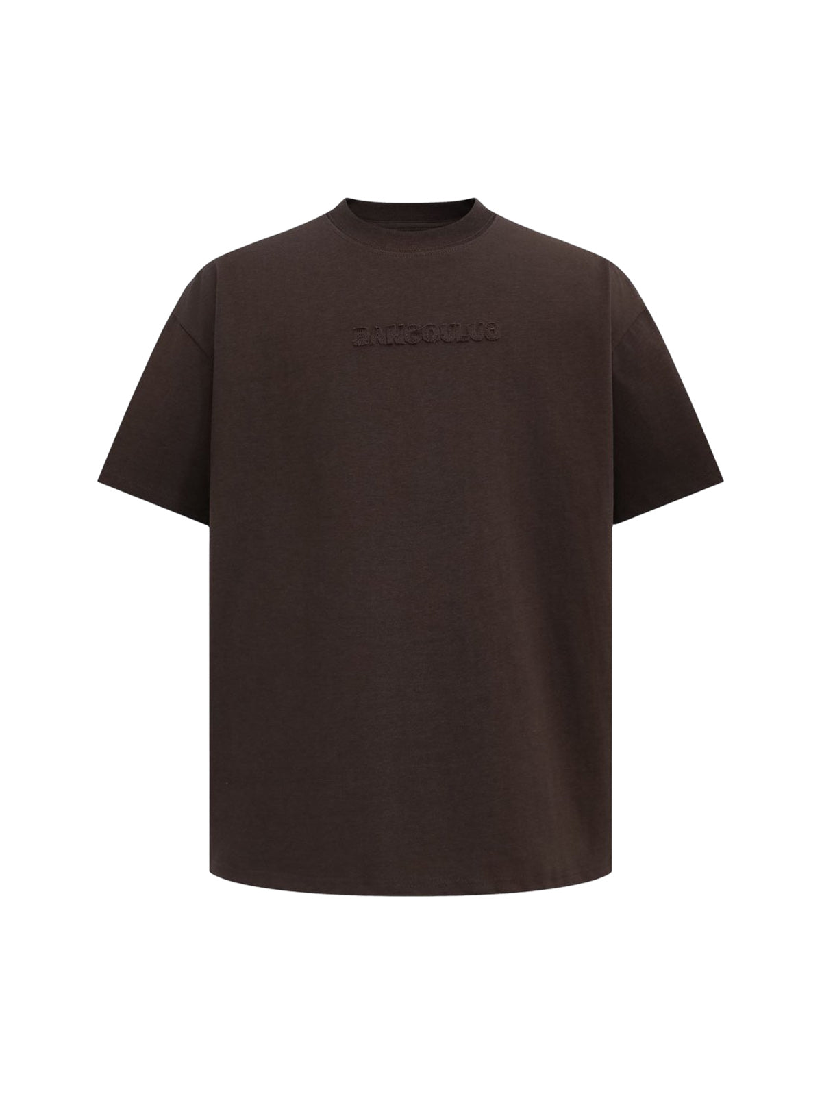 Retro Heavy Washed Patch Embroidered Letter T-shirt