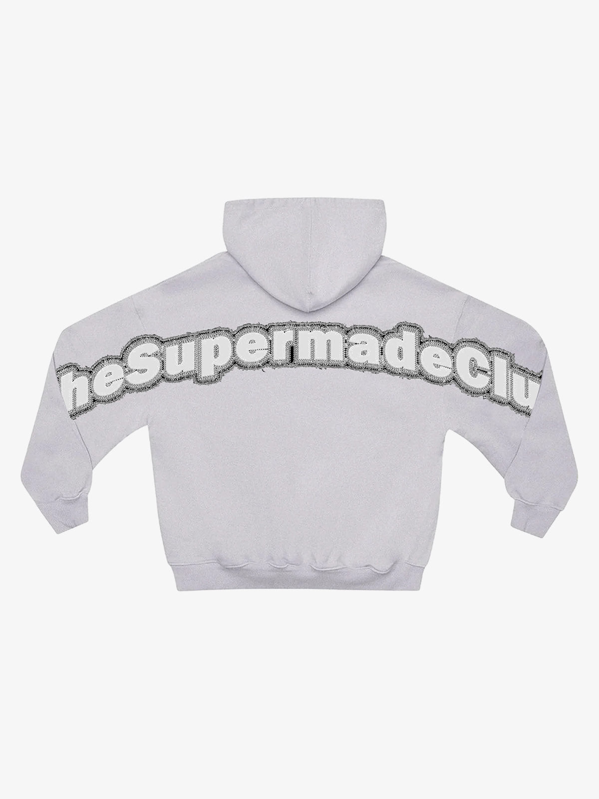 Back Appliqué Embroidered Hoodie