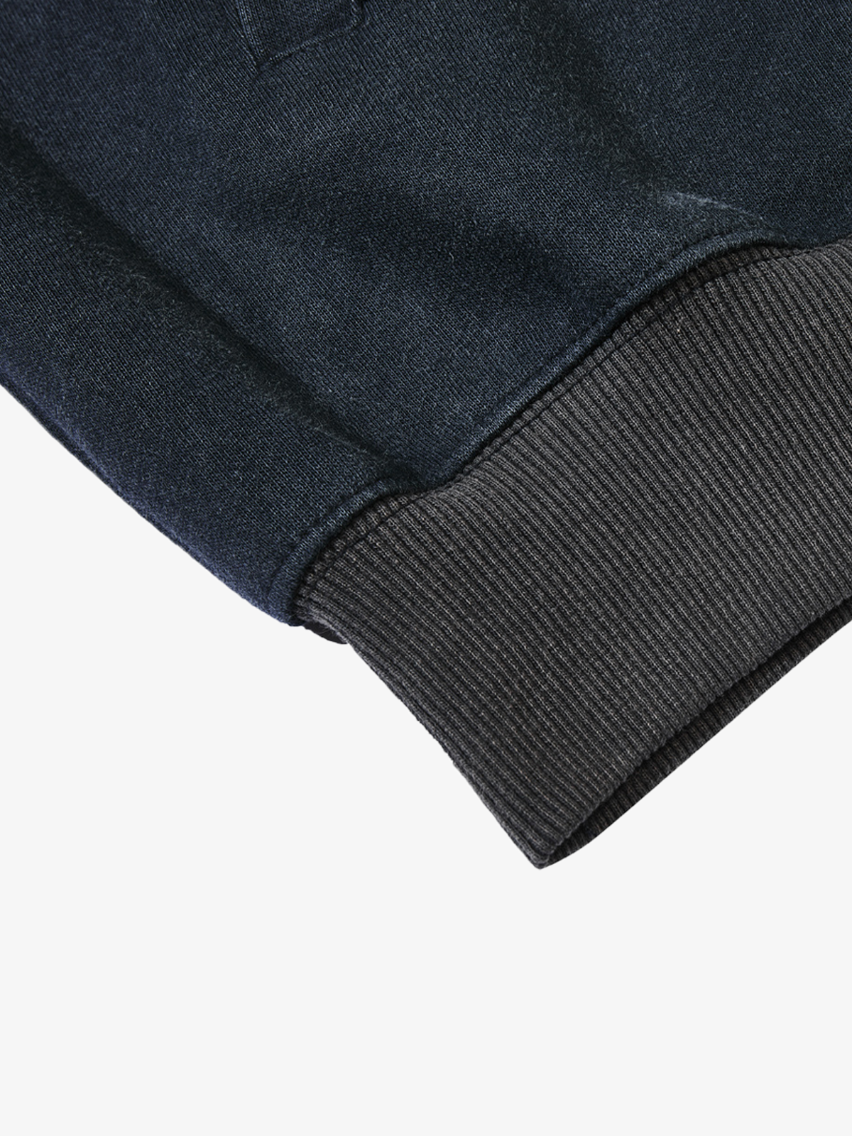 Washed Cropped Zip Hoodie
