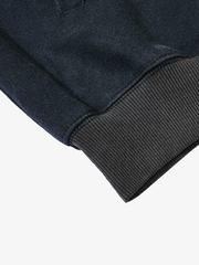 Washed Cropped Zip Hoodie