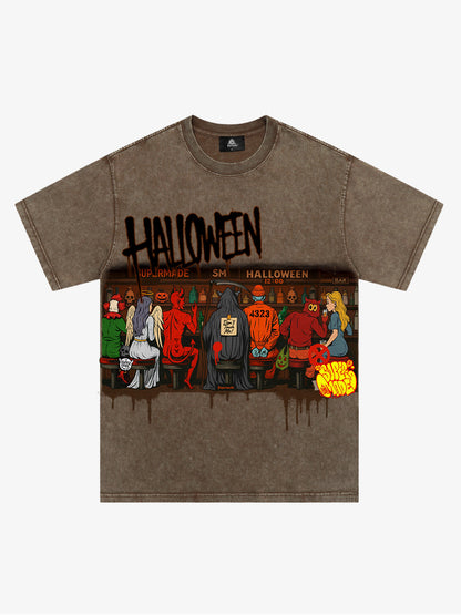 Thesupermade Halloween Pub Party T-shirt 