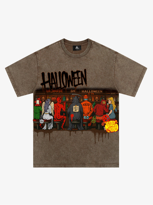 Thesupermade Halloween Pub Party T-shirt 