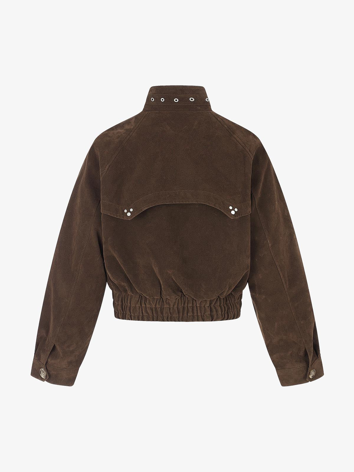Studded Cropped Utility Jacket