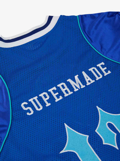 Supermade American Gothic Font Satin Mesh Jersey 