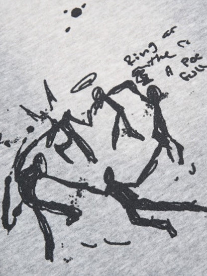Graffiti Cropped Pants