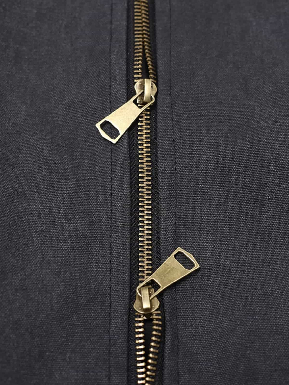 Winter Bomber Jacket with Faux Fur Hood Trim and Embroidered Logo 