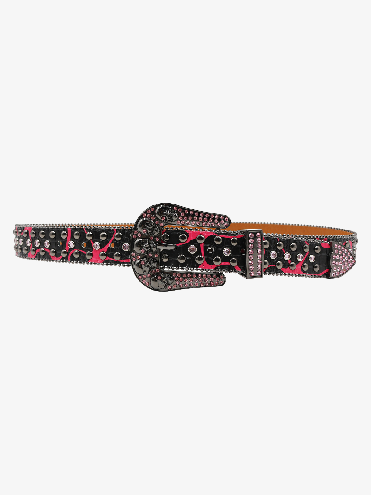 Croc Crystal Skull Belt