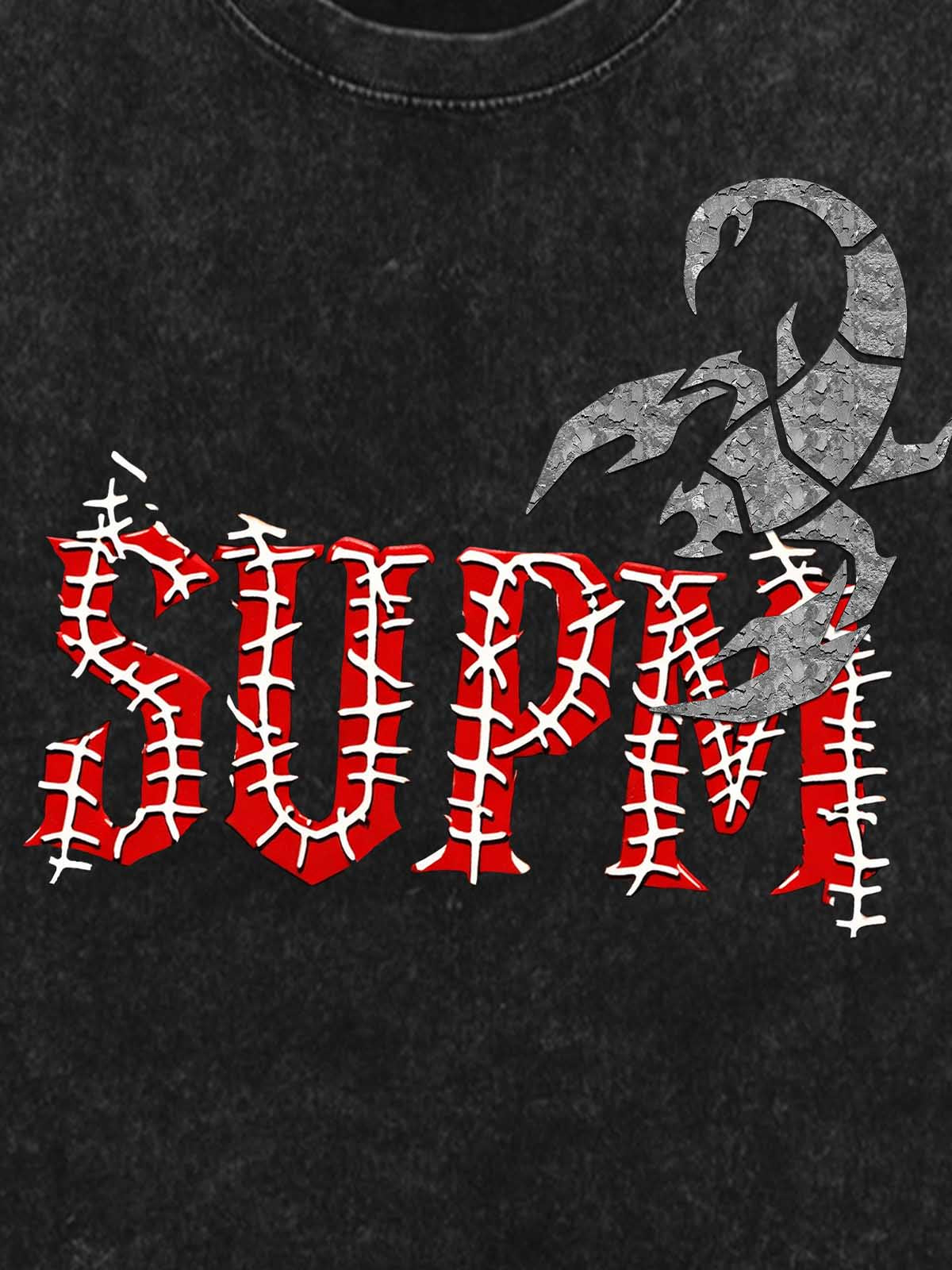 Washed Scorpion Graphic T-Shirt 