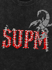 Washed Scorpion Graphic T-Shirt 