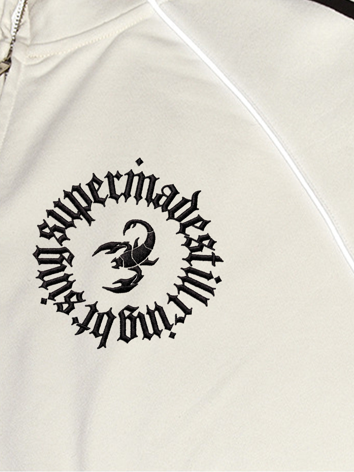 Reflective Stripe Logo Embroidered Tracksuit