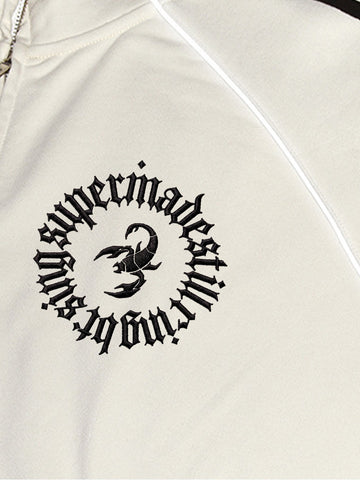 Reflective Stripe Logo Embroidered Tracksuit