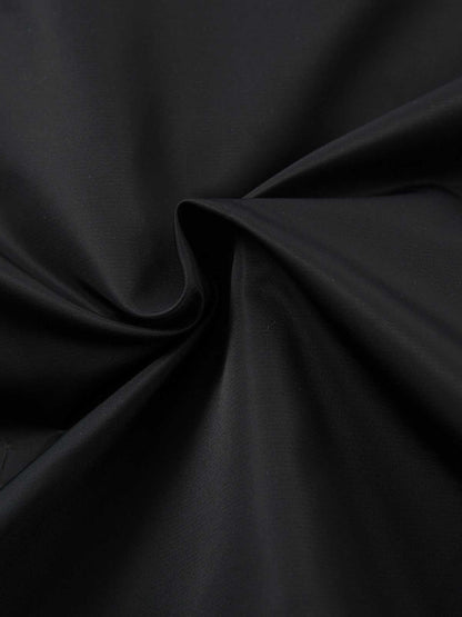 Detachable Faux Fur Collar Ruched Sleeve Bomber Jacket 