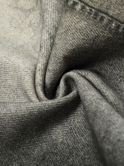 Wide-Leg Denim Trousers with Distressed Look for Modern Fashionistas 