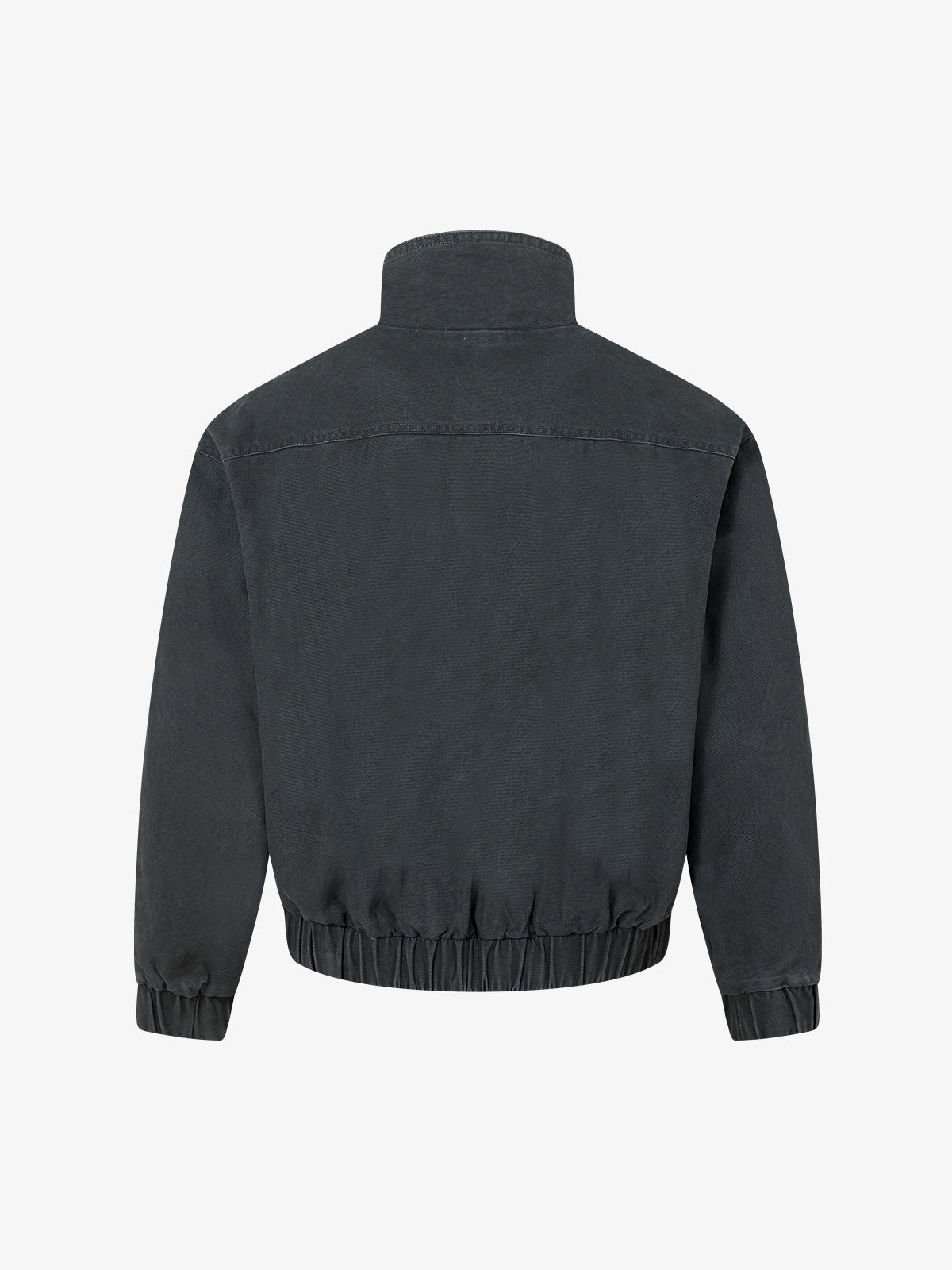 Asymmetrical Zip Metal Buckle Bomber Jacket