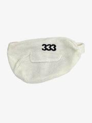 333 Embroidered Fleece Multi-Pocket Hobo Bag