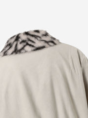 Studded Sleeve Stand-Collar Zip Jacket