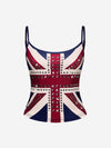 Tanktop mit Union-Jack-Besatz