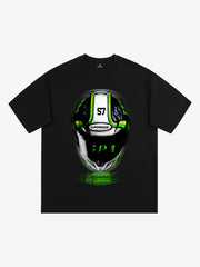 Motorcycle Helmet Graphic T-Shirt 