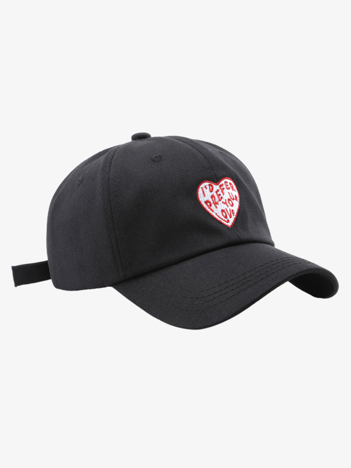 Stylish Heart-Embellished Baseball Caps for Everyday Wear 