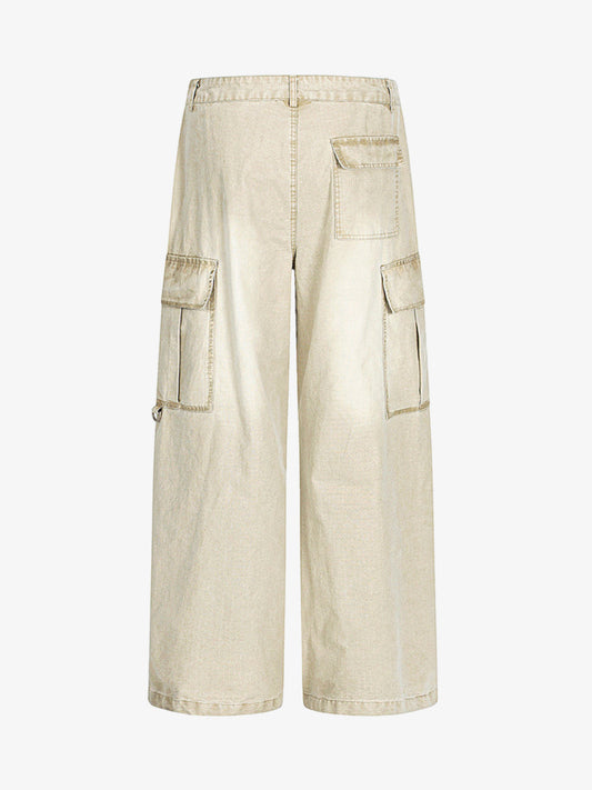 Street Multi-Pocket Work Jeans 