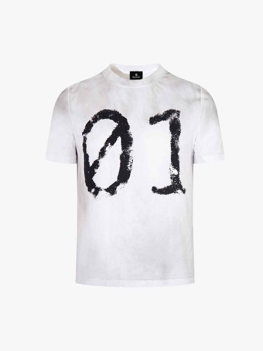 T-shirt con stampa digitale graffiti lavata