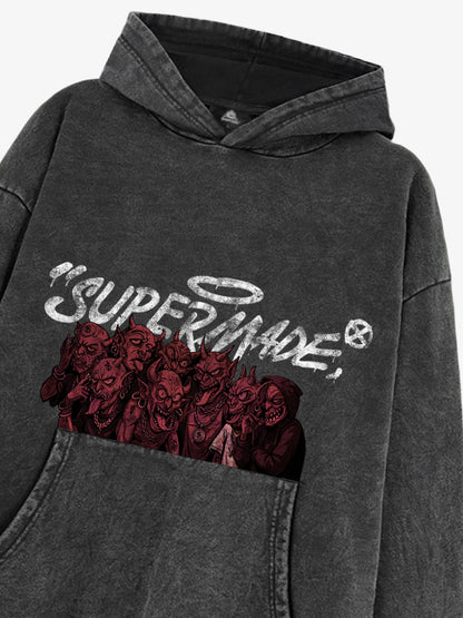 Thesupermade Dark Devil Maniac Hoodie 