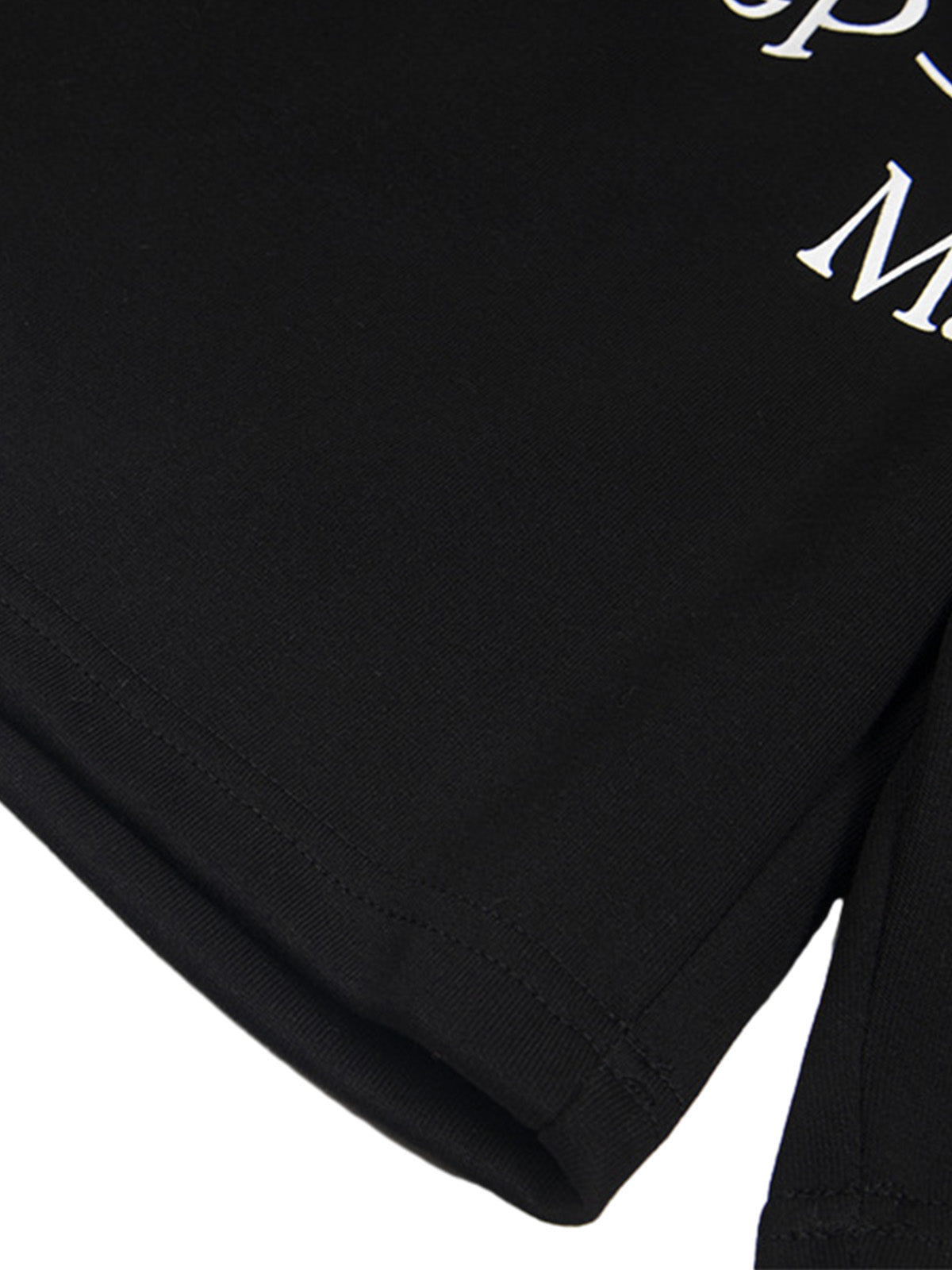 Elastic Letter Double Waist Shorts 