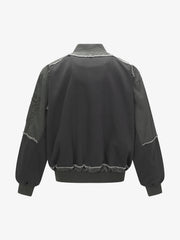 Raw Edge Deconstructed MA-1 Bomber Jacket 