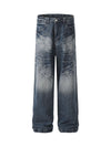 Retro Neutral Washed Straight Jeans - 2261 