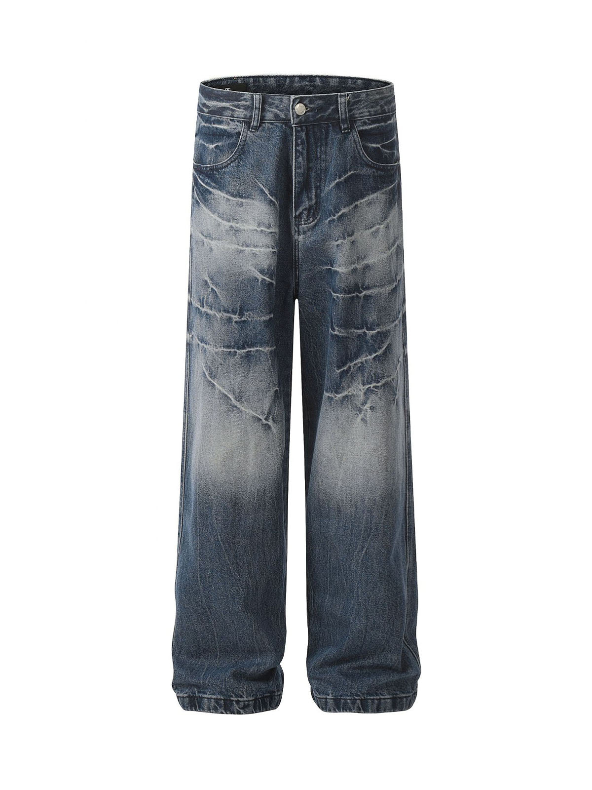 Retro Neutral Washed Straight Jeans - 2261 