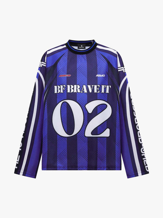 Stylish Long Sleeve Graphic Jersey for Active Wear 