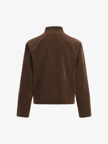 Suede Harrington Jacket