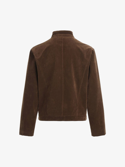 Suede Harrington Jacket