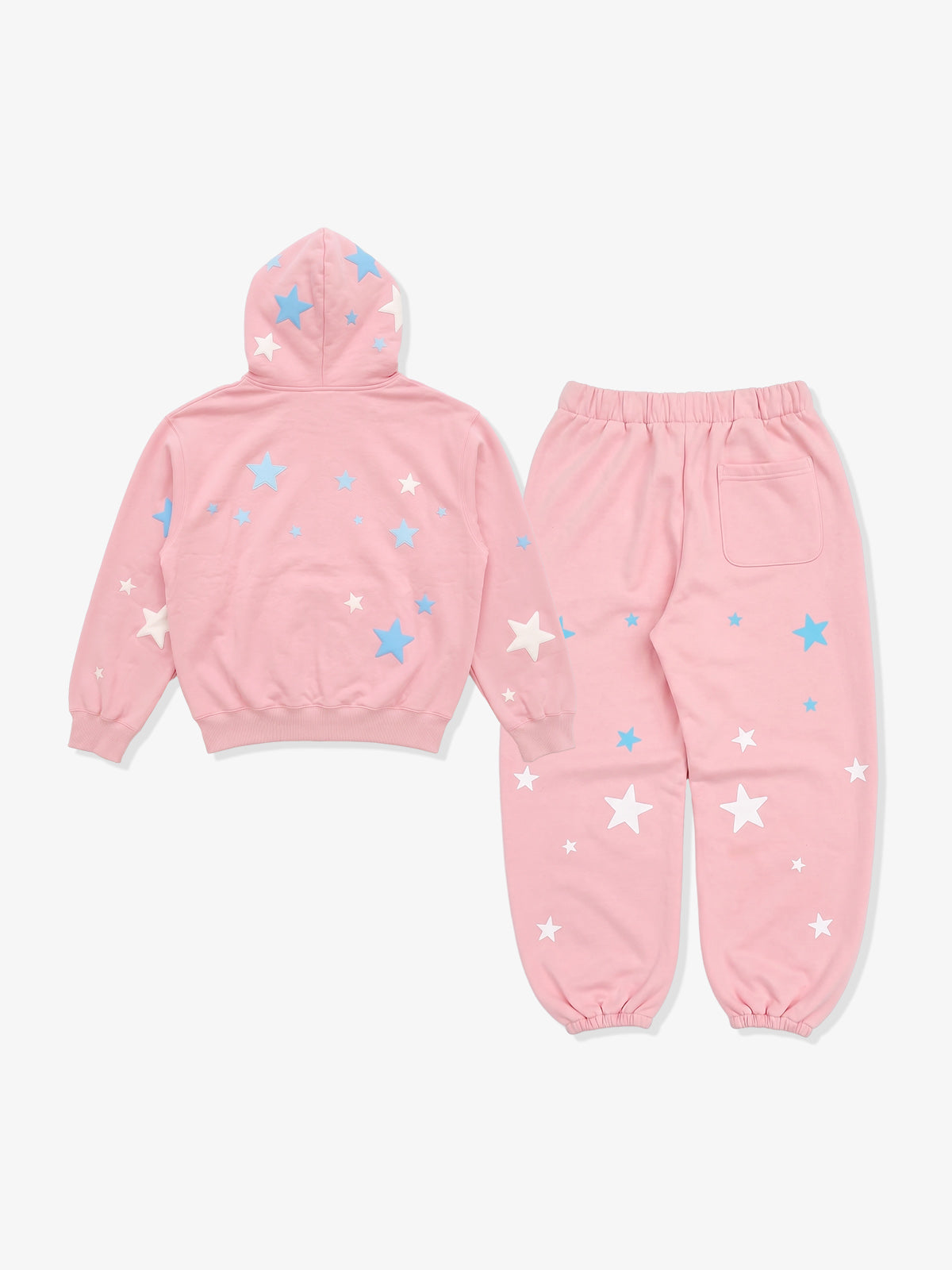 Star Foam Graphic Color Block Sweat Set