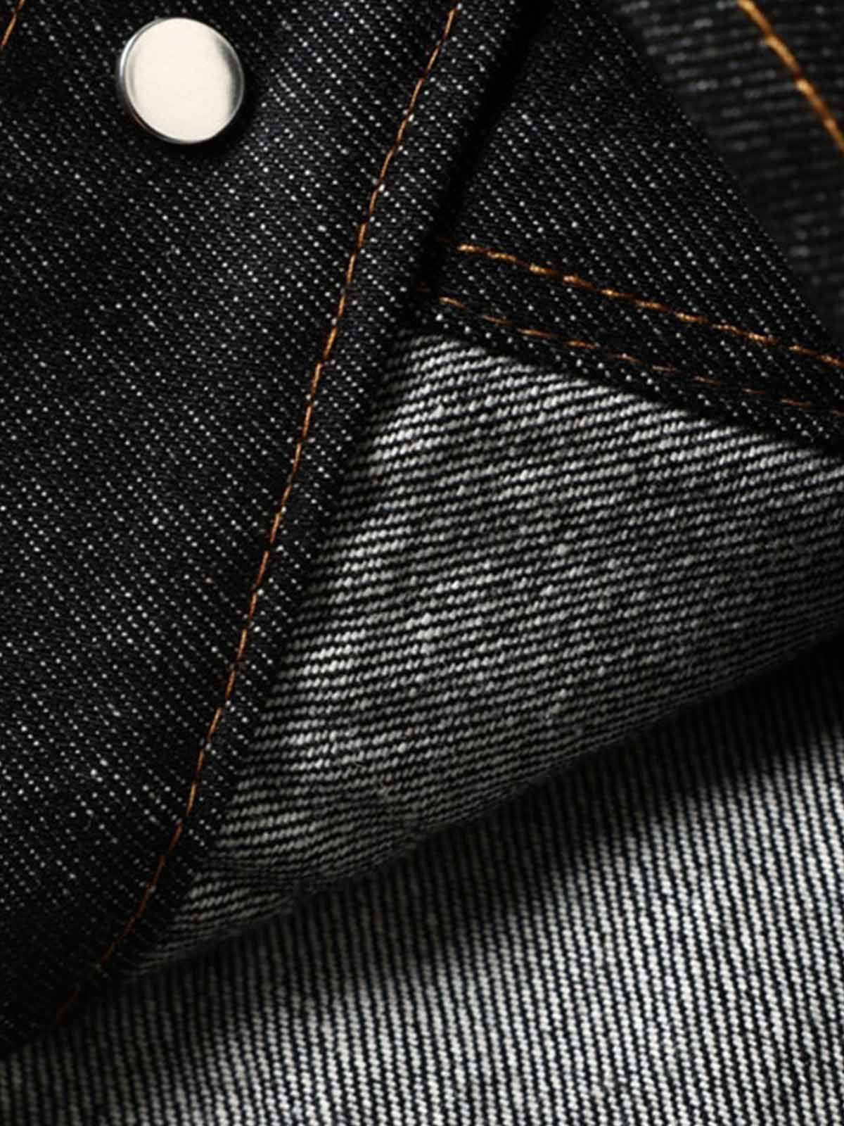 Deconstructed Exposed-Stitch Airplane-Button Jacket