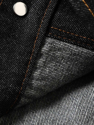 Deconstructed Exposed-Stitch Airplane-Button Jacket