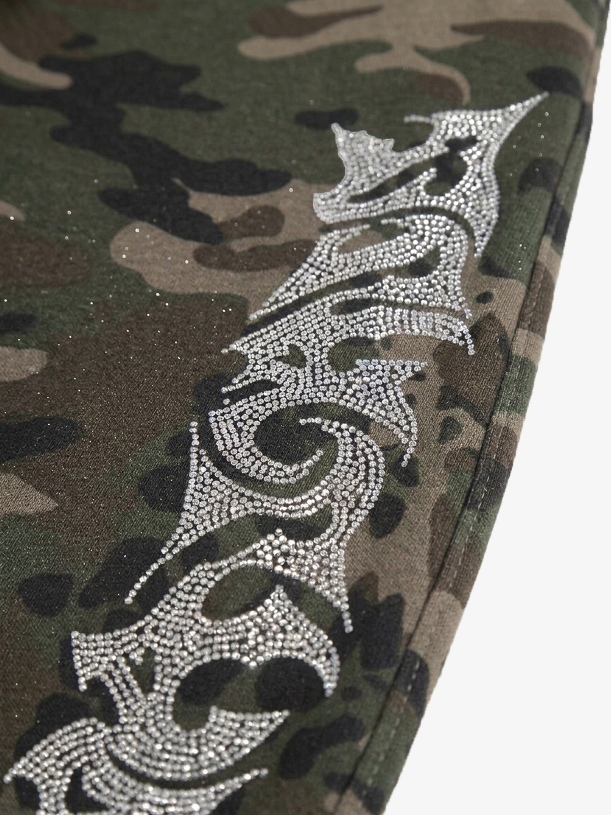 Relaxed Leopard Camouflage Pants