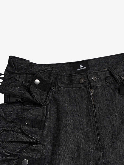 Side Strap Cargo Shorts