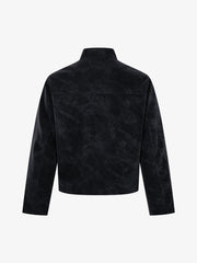Street-style Distressed Double-breasted Multi-button Jacket