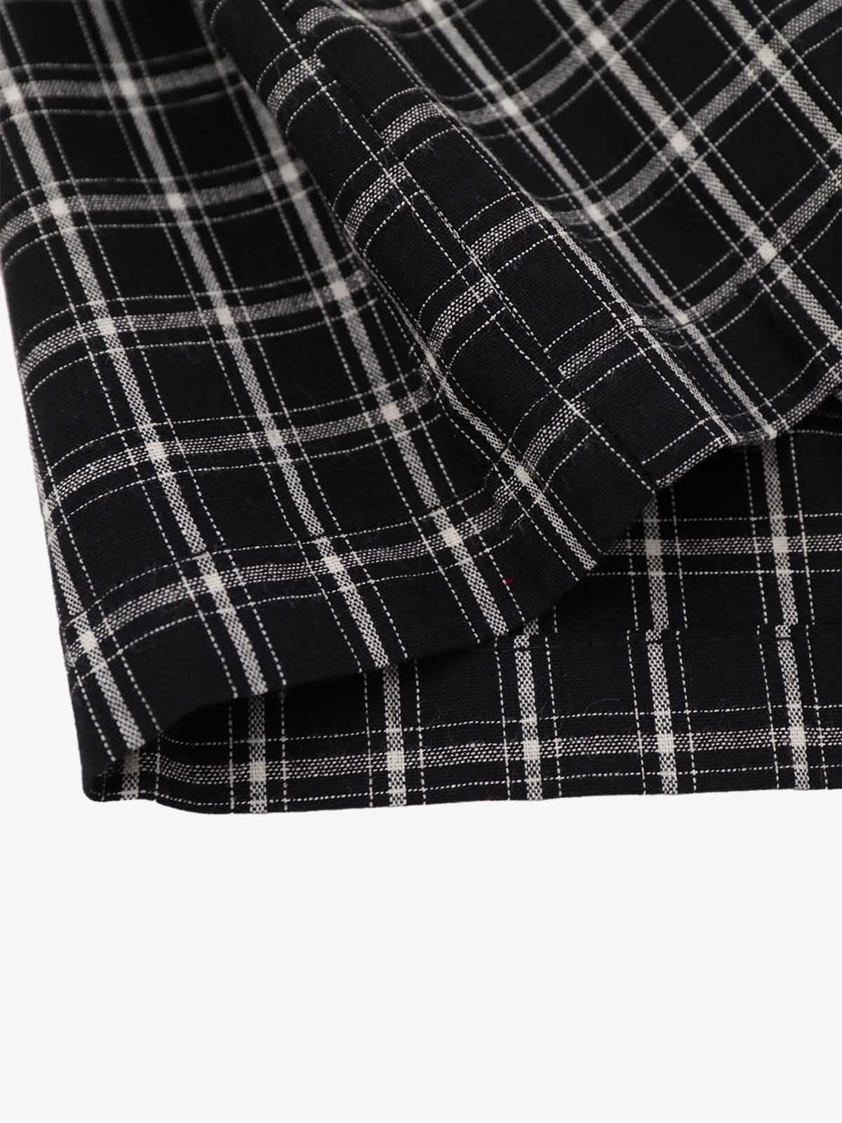 Star Applique Plaid Long Sleeve Shirt