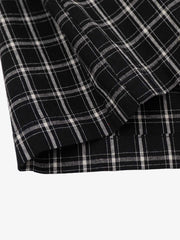 Star Applique Plaid Long Sleeve Shirt