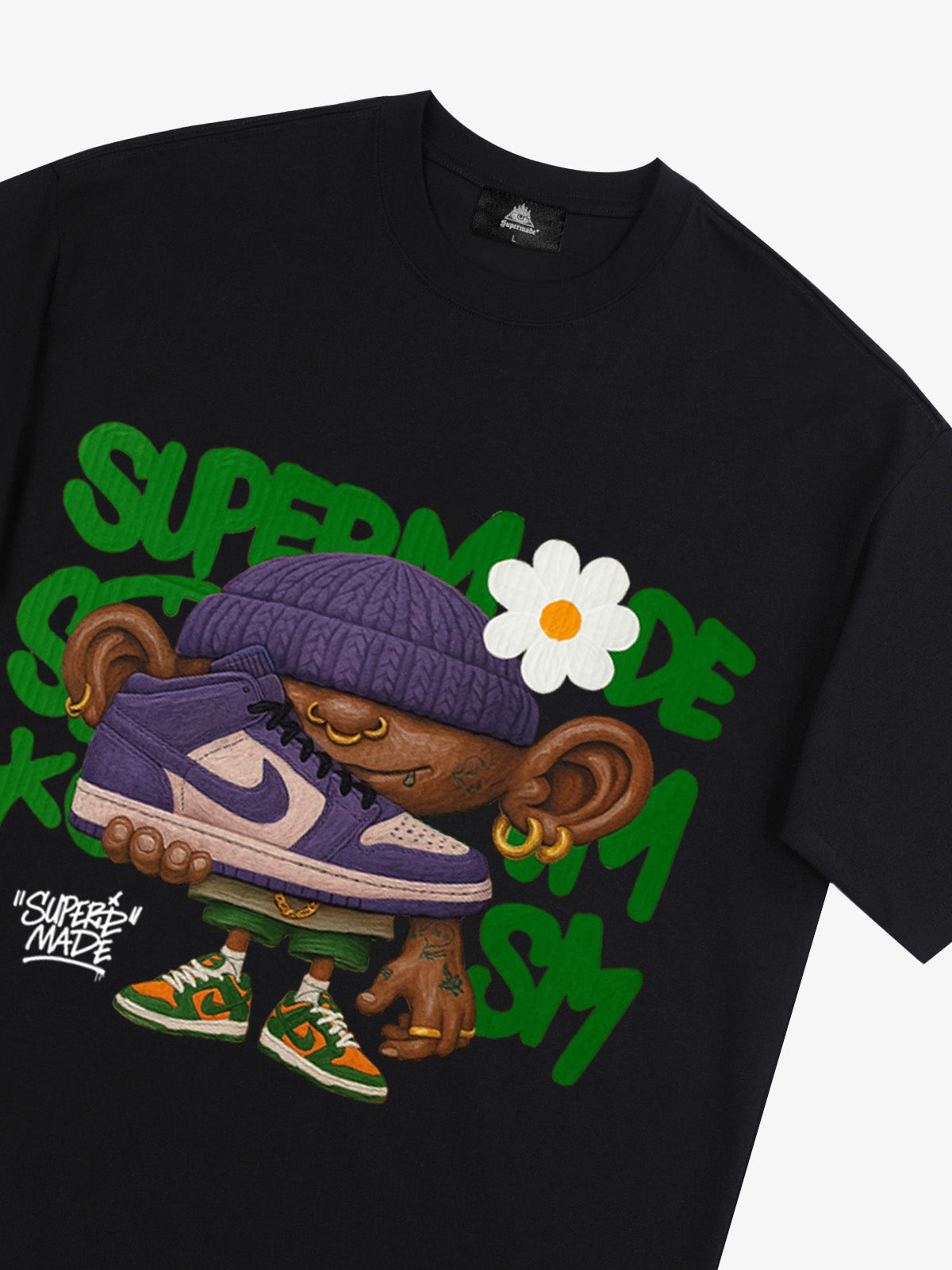 Thesupermade Cartoon Graffiti Sneaker Lovers T-shirt 
