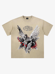 Six-Winged Archangel Splatter Graphic Tee