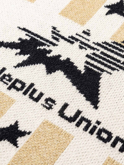 Thesupermade Star Rugby Striped Sweater 