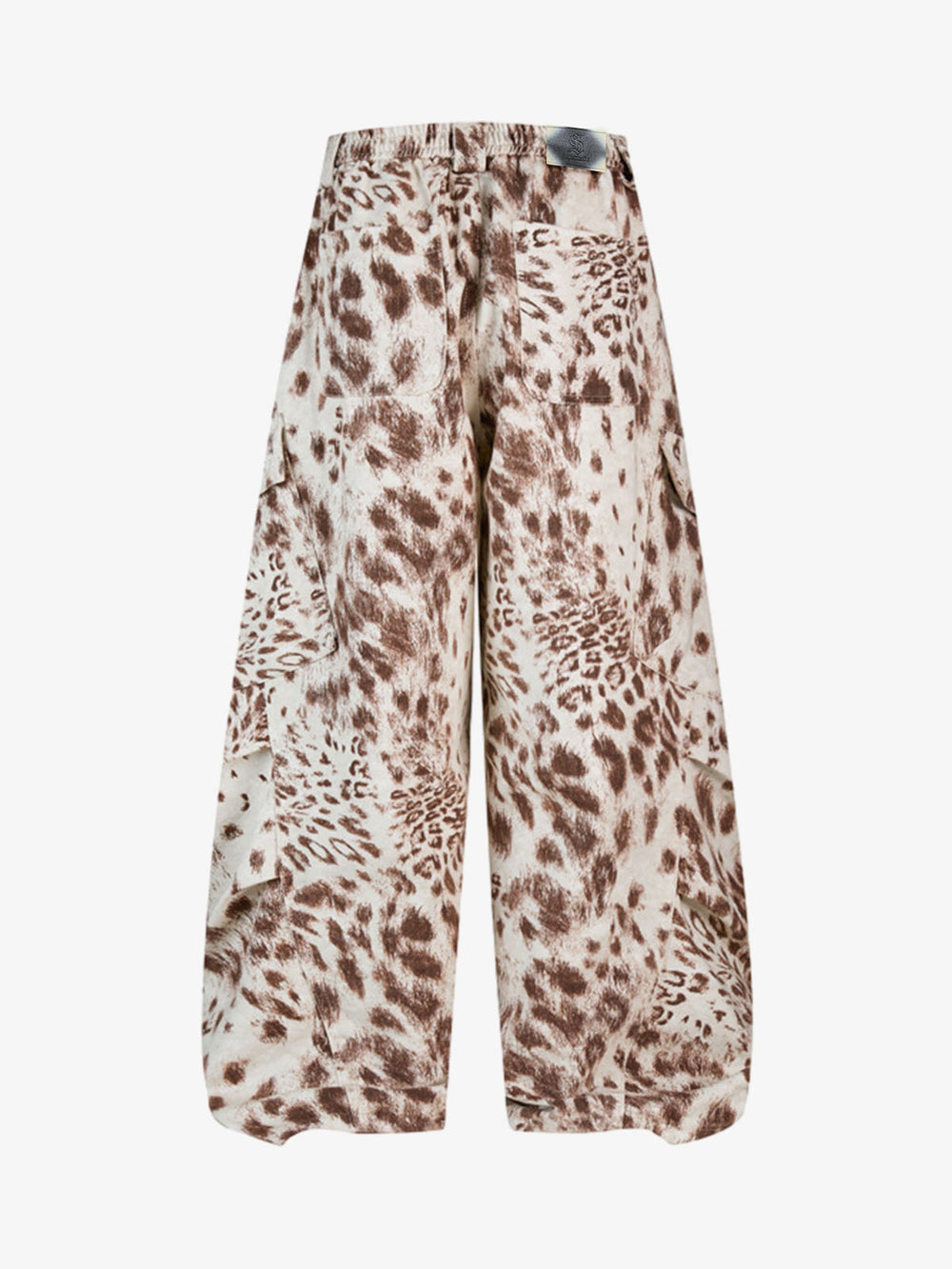 Leopard Curved Jeans