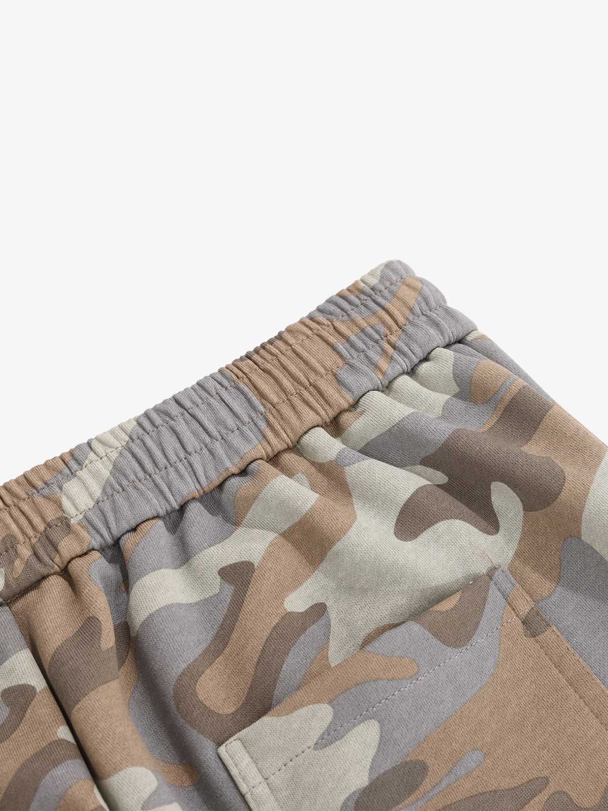 Camo Patch Embroidered Athletic Sweatpants
